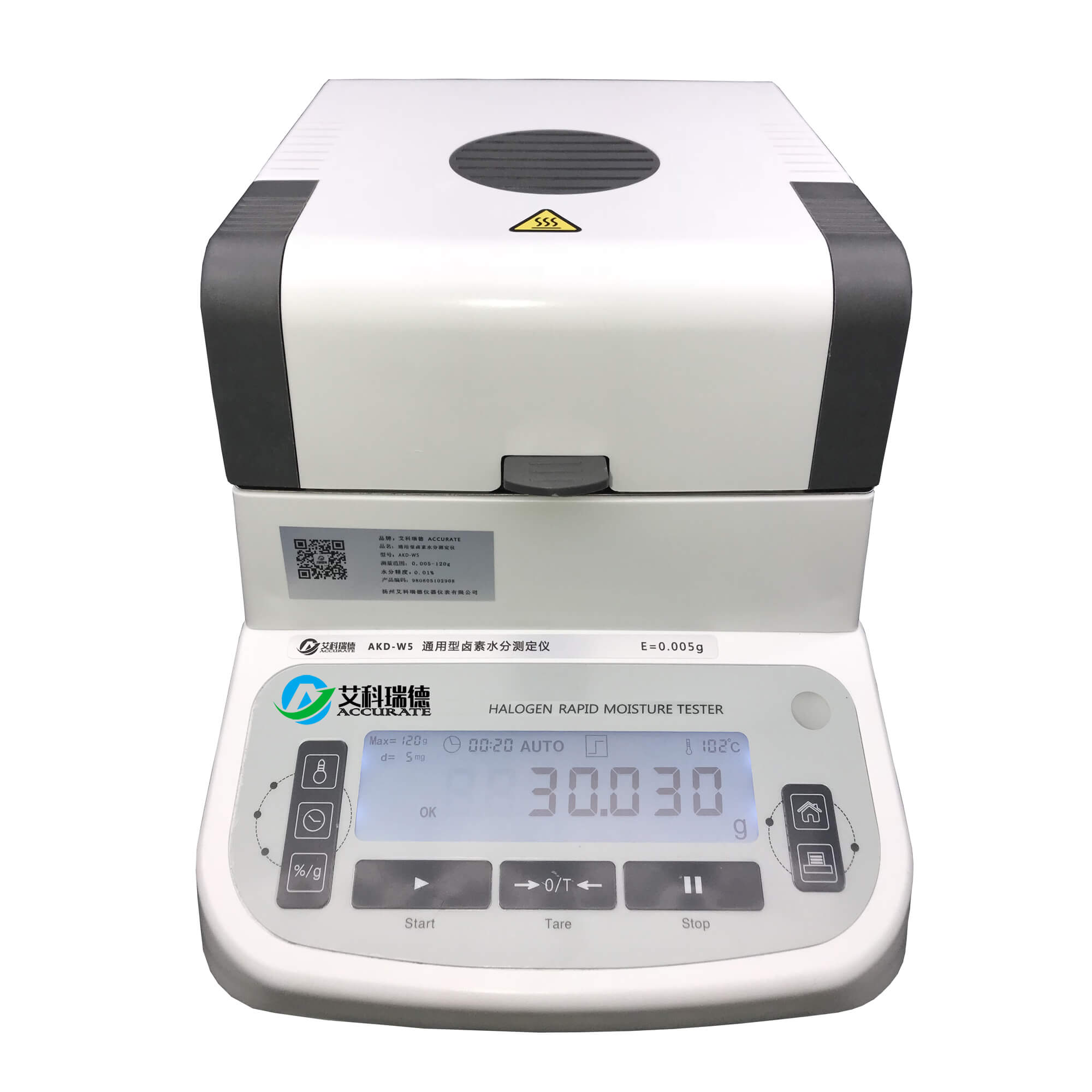 艾科瑞德鹵素水分儀工作原理和使用方法 艾科瑞德鹵素水分儀工作原理和使用方法